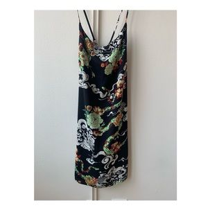 Black Slip Dress Size Small